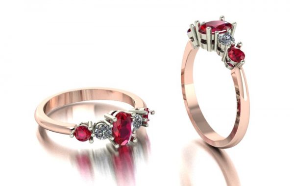 Rose Gold Engagement ring